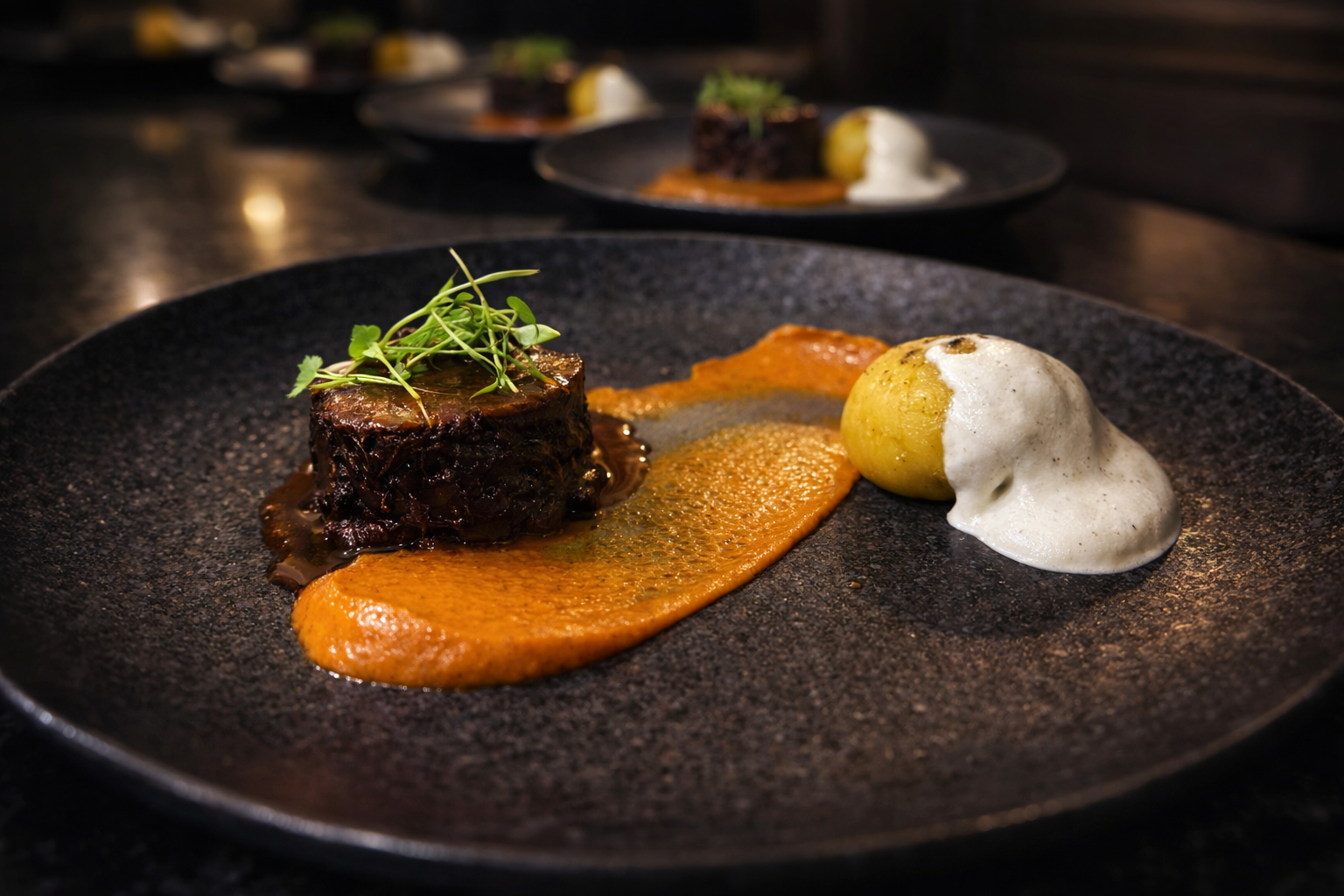 Kobaya luxury plated sashimi — premium sushi catering South Florida